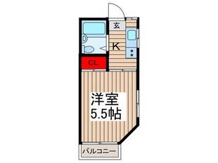 コウワコーポの物件間取画像